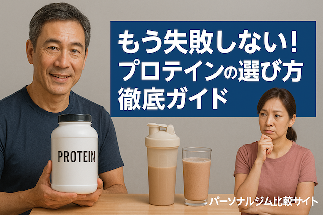 もう失敗しない！プロテインの選び方徹底ガイド