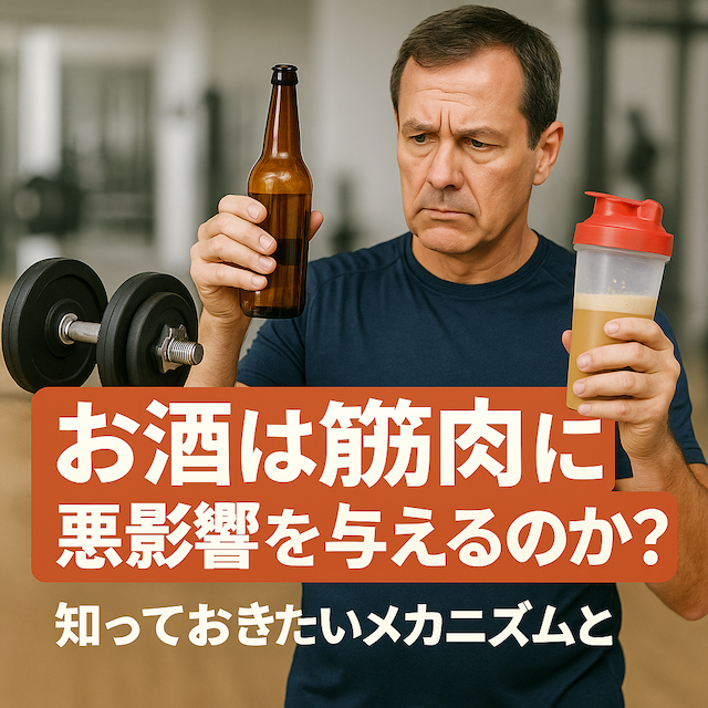 お酒は筋肉に悪影響を与えるのか？知っておきたいメカニズムと対策