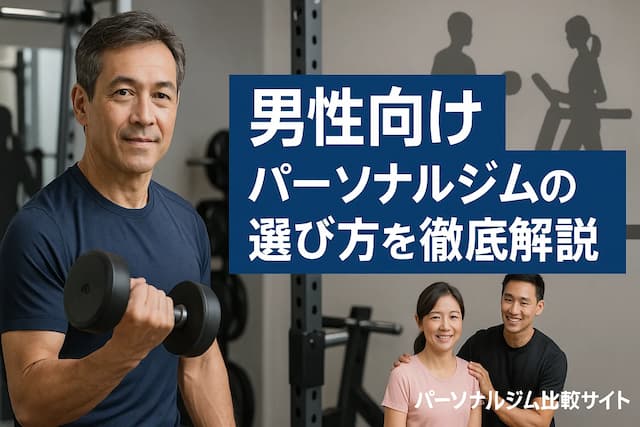 男性向けパーソナルジムの選び方を徹底解説